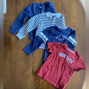 Janie and Jack size 3 shirts. Includes all 4!